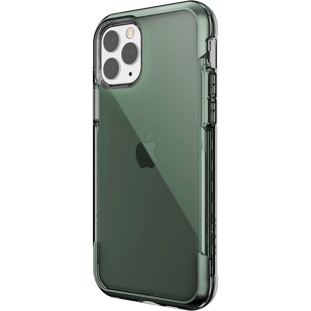 Best Buy Raptic Defense Air Case For Apple Iphone 11 Pro Clear Midnight Green