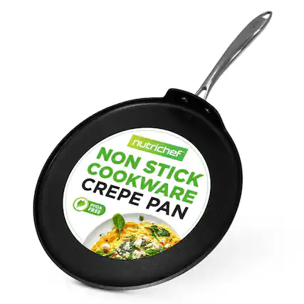 nutrichef NON STICK COOKWARE CREPE PAN PFOA FREE