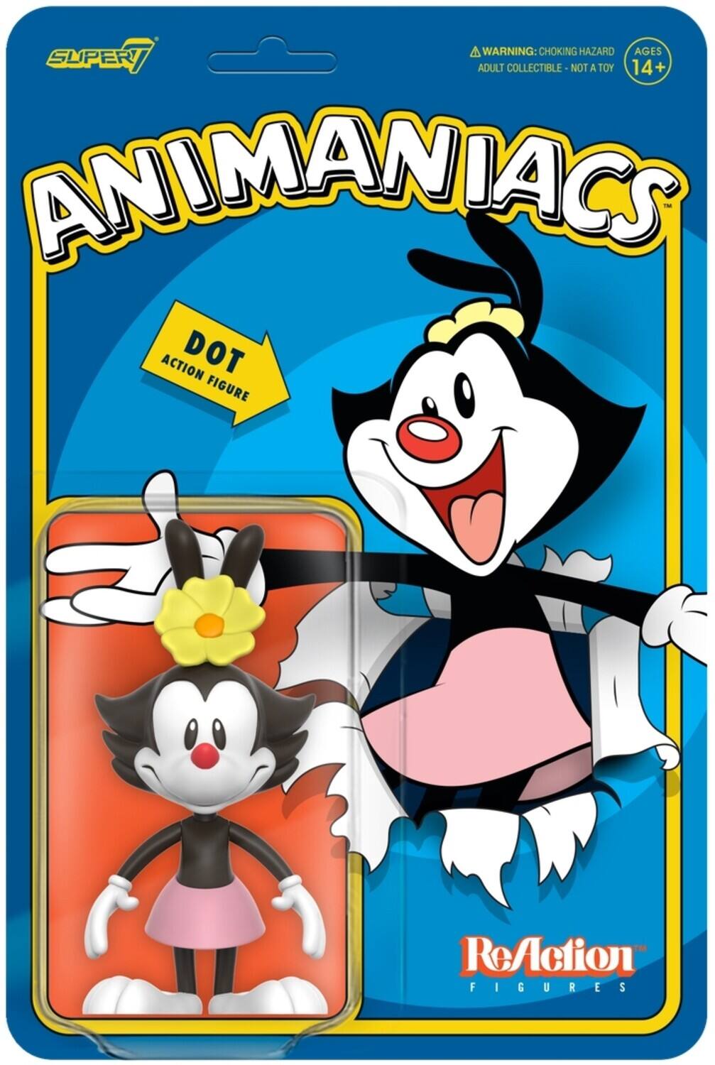 Super7 - Animaniacs ReAction Wave 1 - Dot Warner - COLLECTIBLES