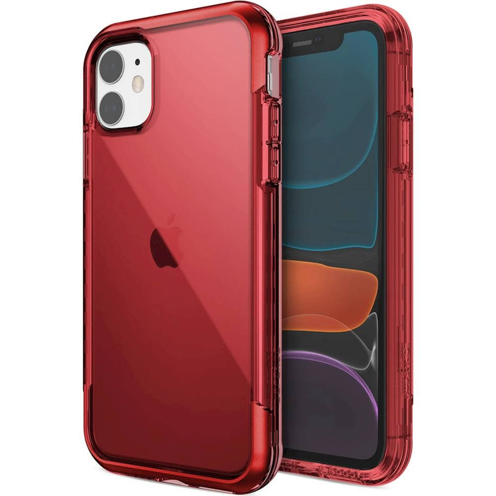 Best Buy: Raptic Air Case for Apple® iPhone® 11 Red/Clear 484565