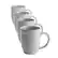 Alt View 12. Rachael Ray - Cucina 16-Piece Ceramic Dinnerware Set - Sea Salt Gray.