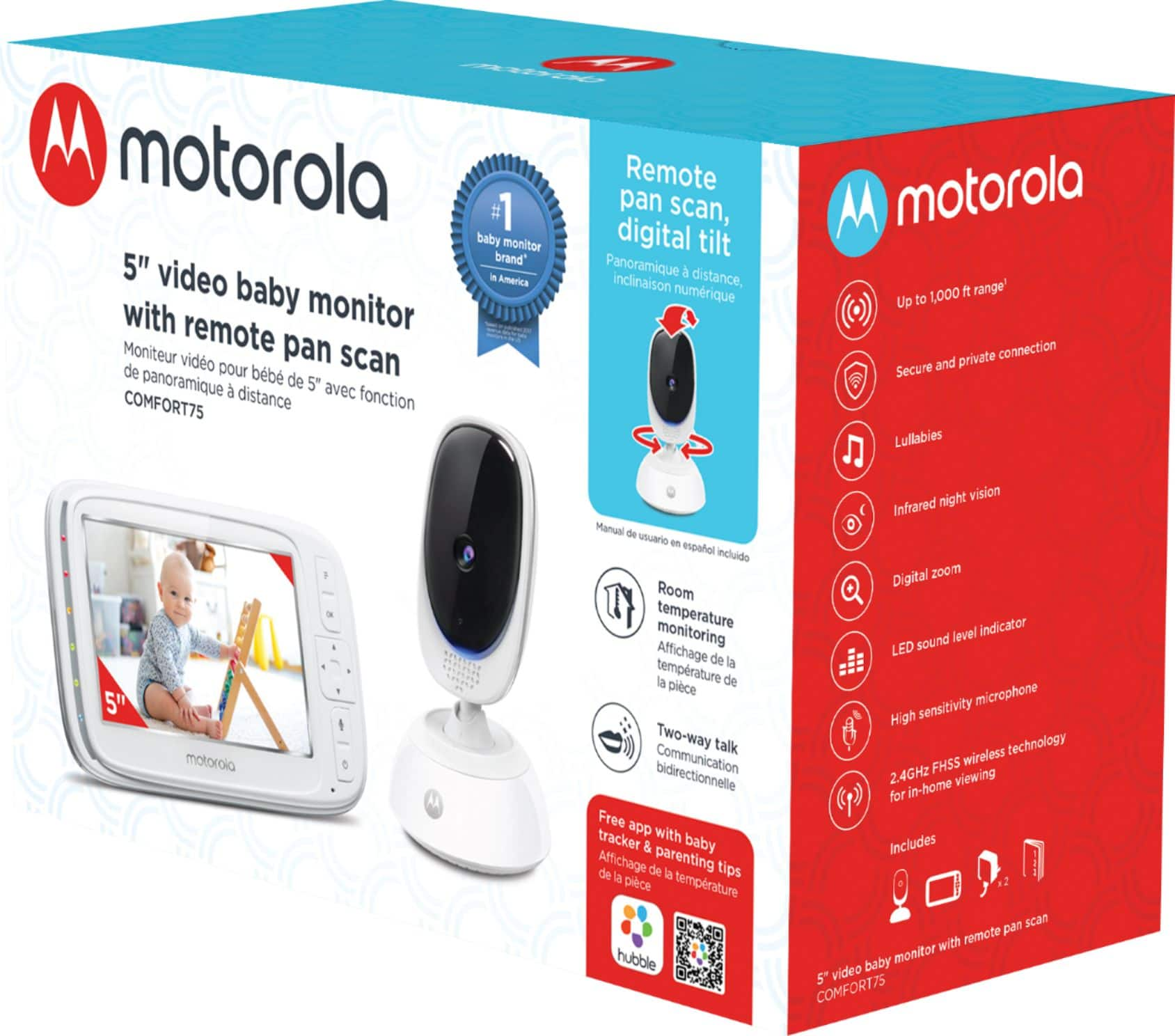 5 video baby monitor motorola