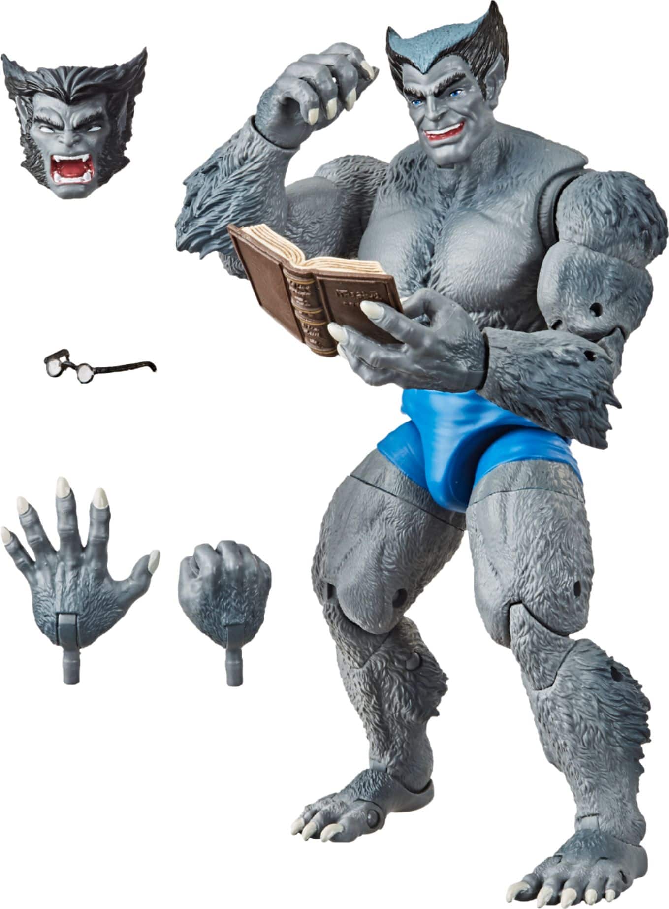 Front. Hasbro - Marvel Legends 6-inch Marvel's Beast Vintage Collection Figure.