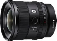 Sony - FE 20mm f/1.8 G Ultra Wide Angle Prime Lens for E-mount Cameras - Black - Front_Zoom