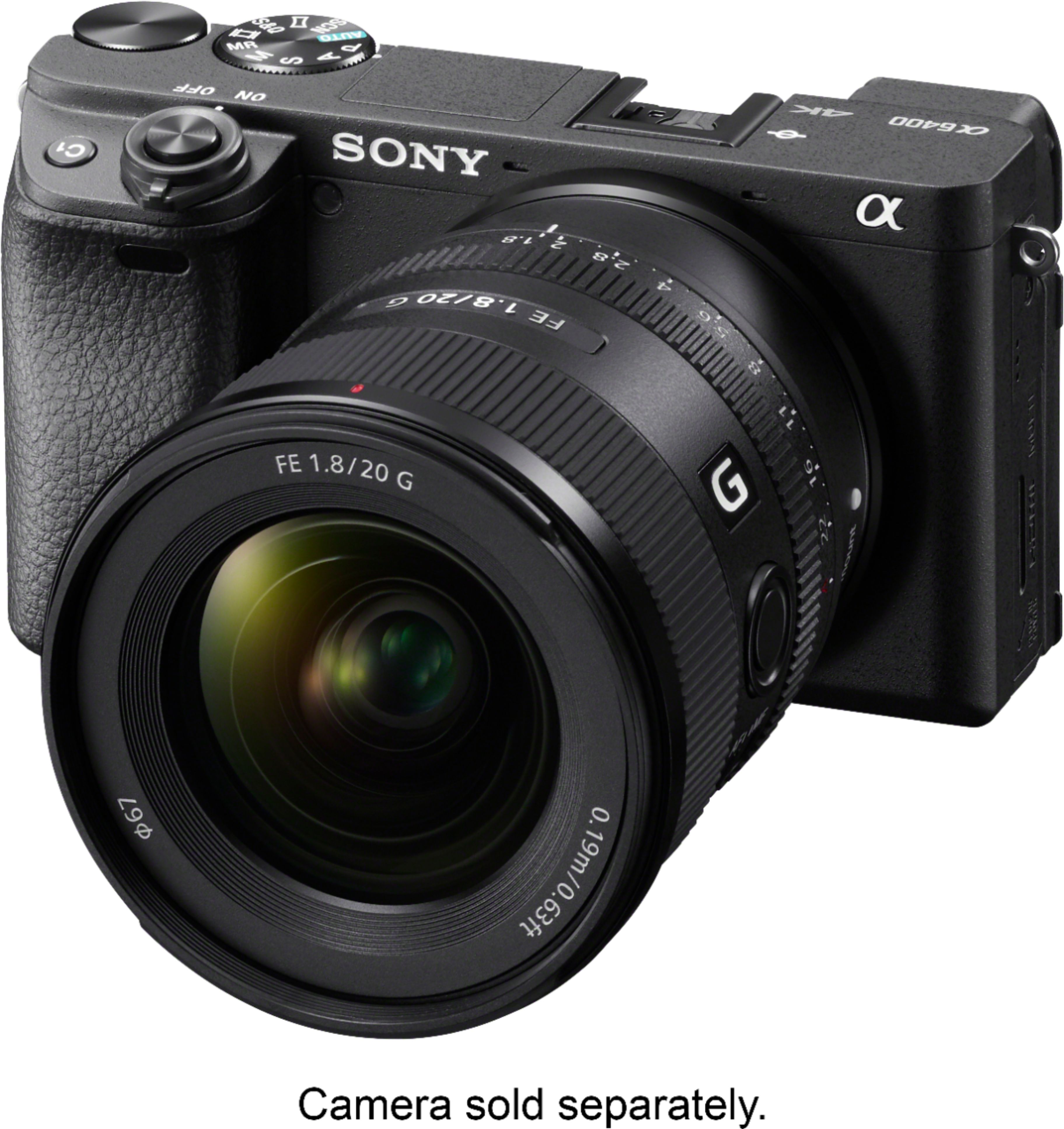Sony FE 20mm f/1.8 G Ultra Wide Angle Prime Lens for E-mount