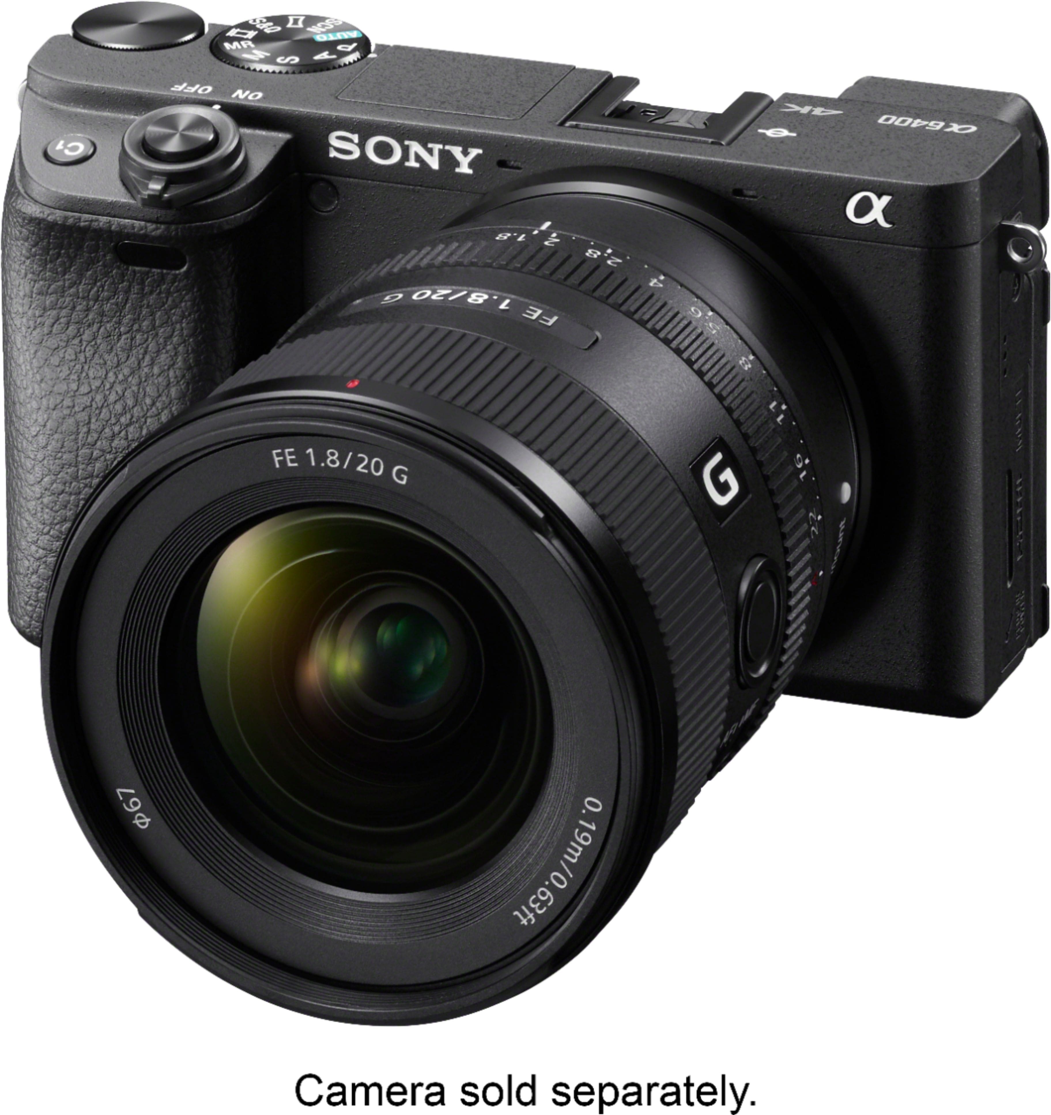 Alt View 12. Sony - FE 20mm f/1.8 G Ultra Wide Angle Prime Lens for E-mount Cameras - Black.