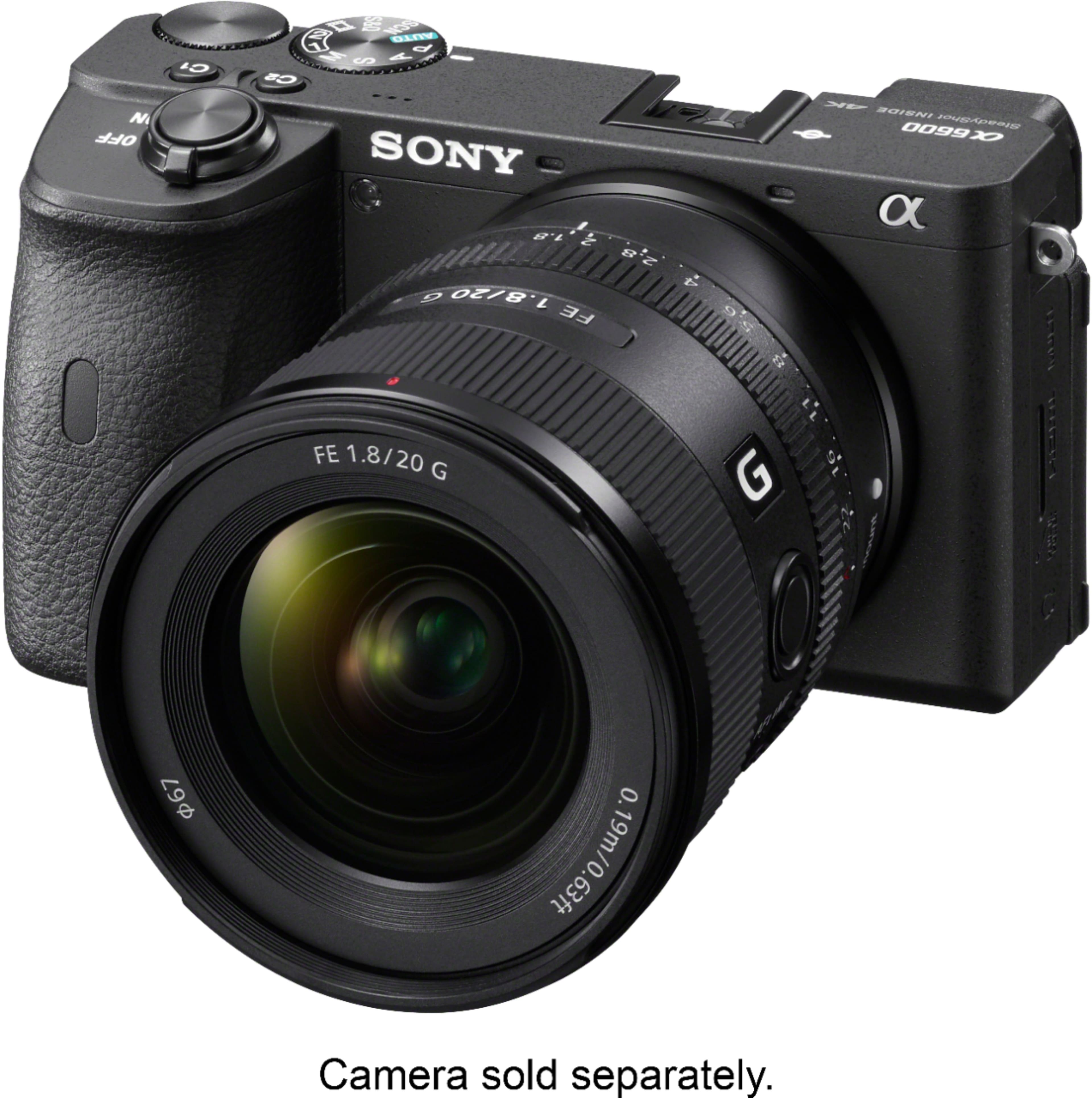 Alt View 13. Sony - FE 20mm f/1.8 G Ultra Wide Angle Prime Lens for E-mount Cameras - Black.