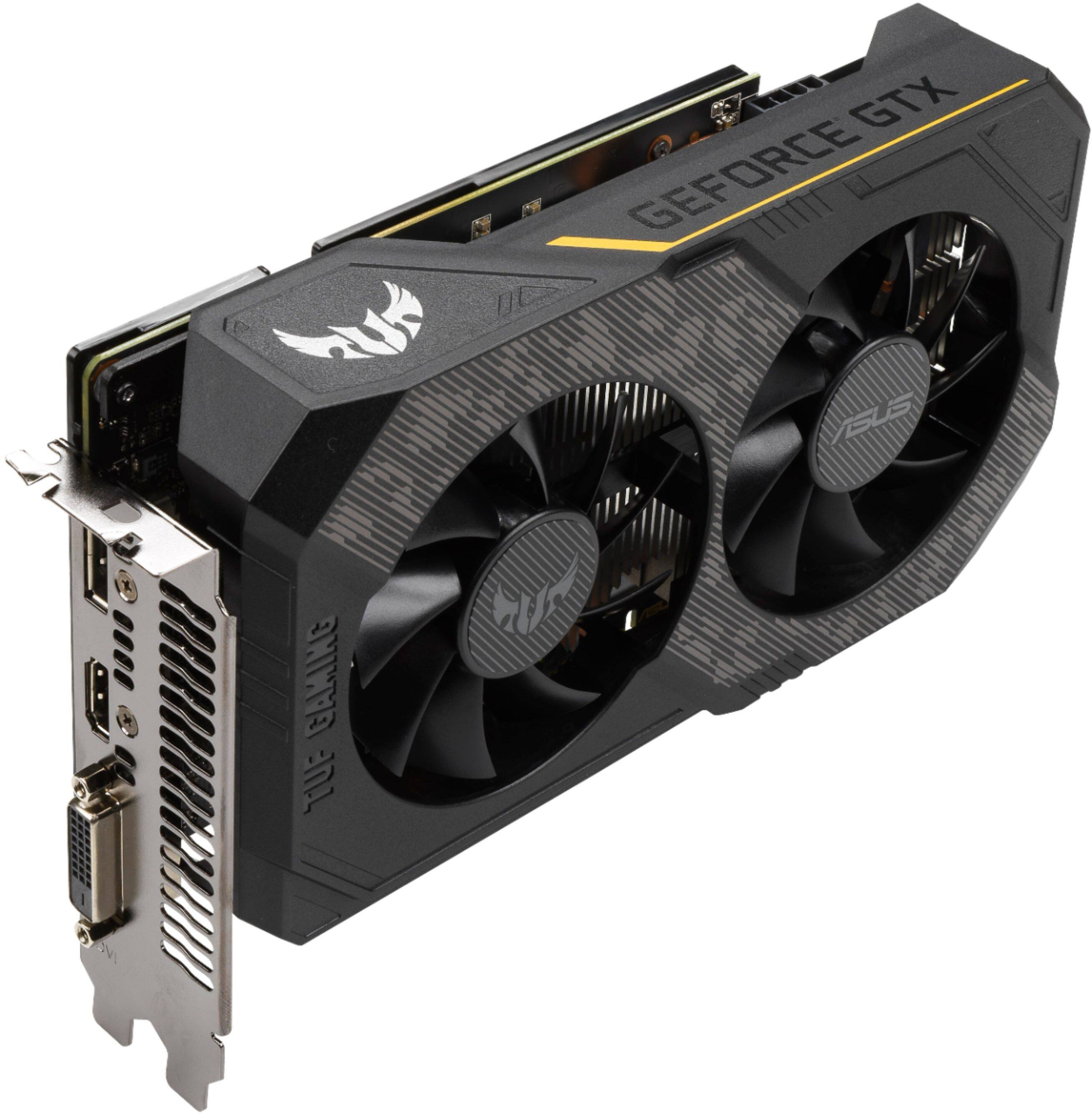 ASUS GeForce GTX Overclock Edition 6GB GDDR6 PCI Express 3.0 Graphics Card Black/Gray TUF-GTX1660S-O6G-GAMING - Buy