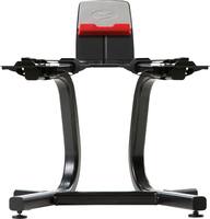 Bowflex - SelectTech Stand with Media Rack - Black - Front_Zoom