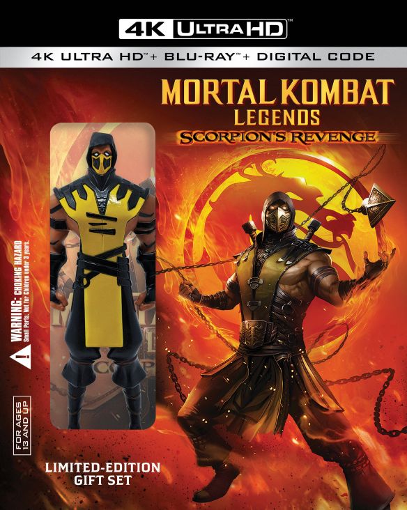 Mortal Kombat Legends: Scorpion's Revenge [Figurine] [4K Ultra HD Blu-ray] [Only @ Best Buy] [2020]