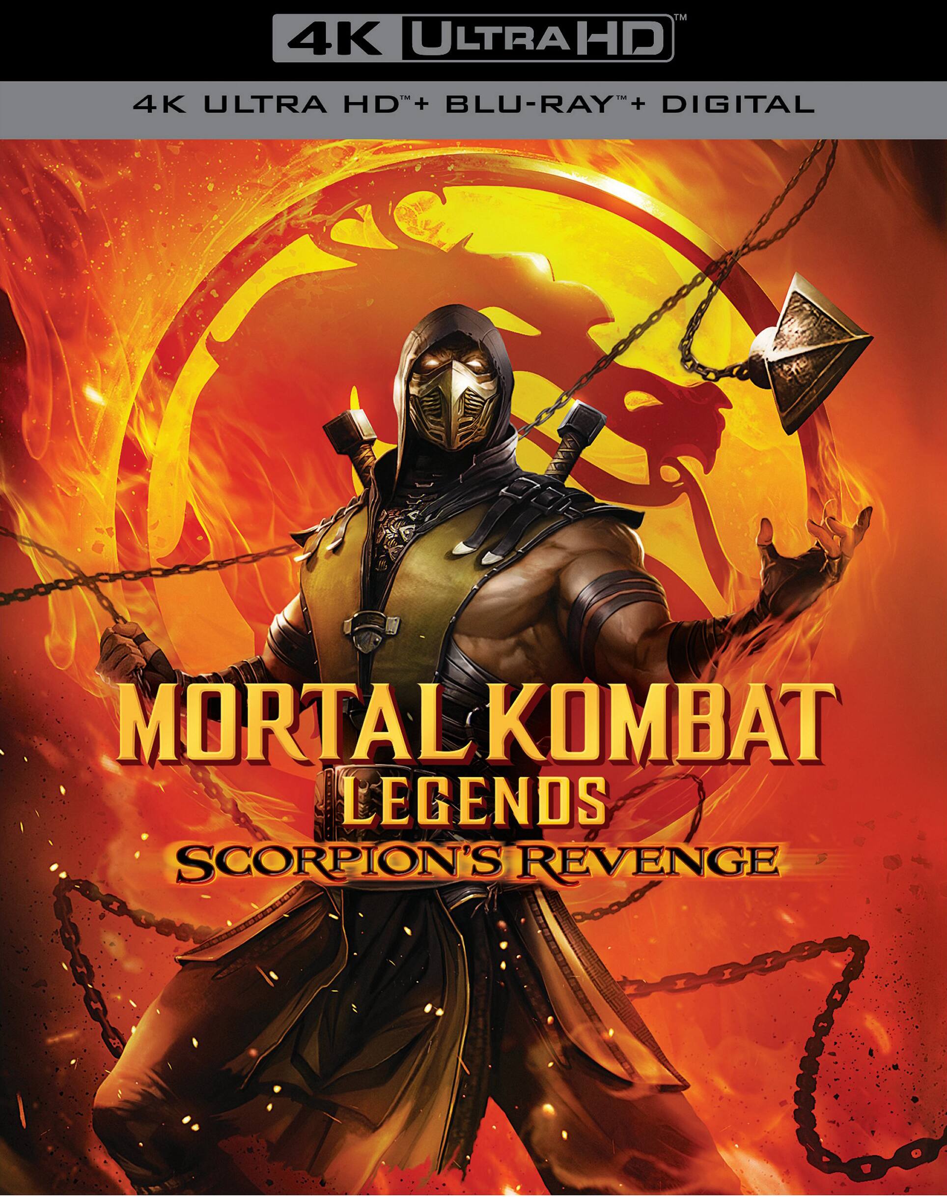 Mortal Kombat Legends Scorpion S Revenge Includes Digital Copy 4k Ultra Hd Blu Ray Blu Ray 2020 Best Buy