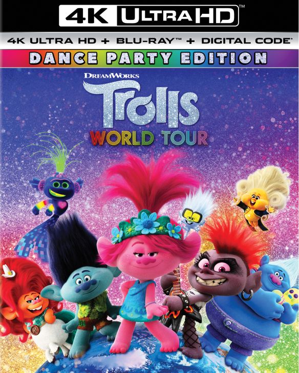 Trolls: World Tour [Includes Digital Copy] [4K Ultra HD Blu-ray/Blu-ray] [2020]