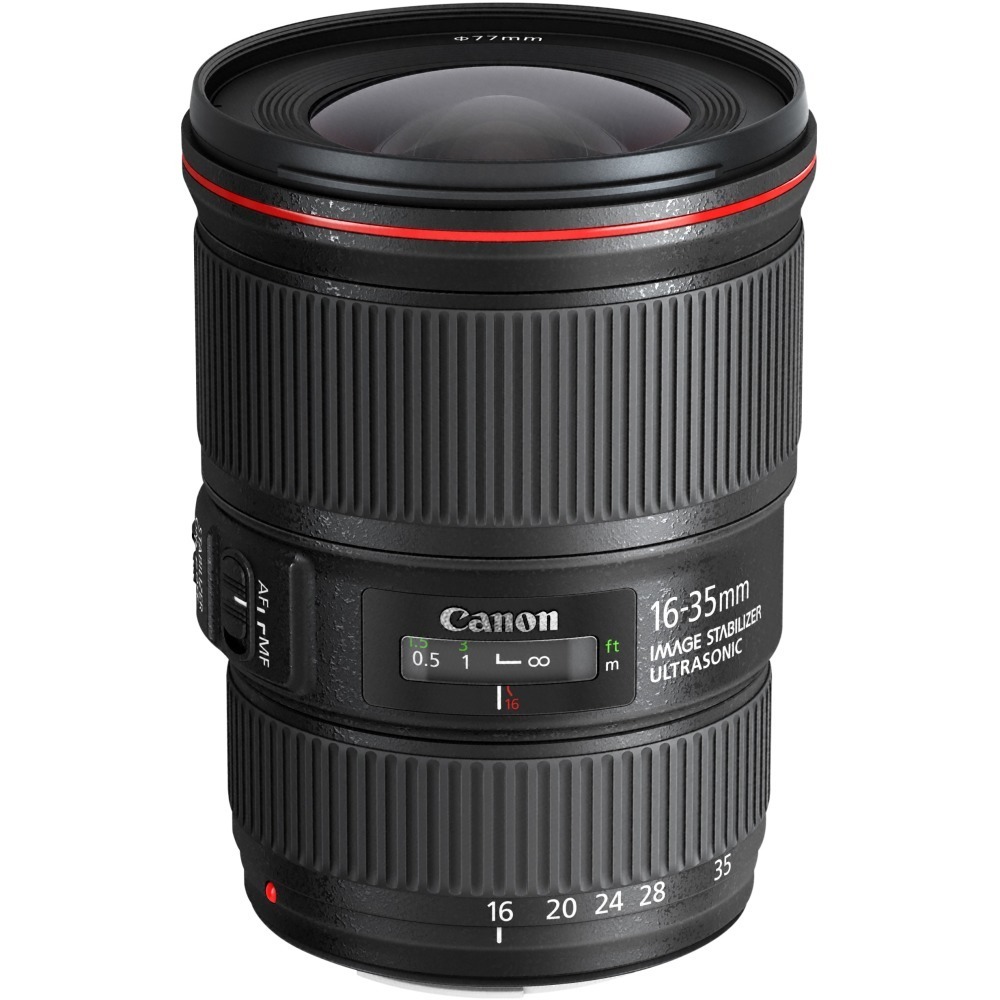 Canon EF 16-35mm f/4L IS USM Ultra-Wide Zoom Lens Black 