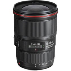 Canon - EF16-35mm F4L IS USM Ultra-Wide Zoom Lens for EOS DSLR Cameras - Black - Front_Zoom
