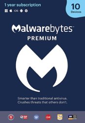 Malwarebytes - 4.0 Premium (10-Devices) - Android, Apple iOS, Chrome, Mac OS, Windows - Front_Zoom