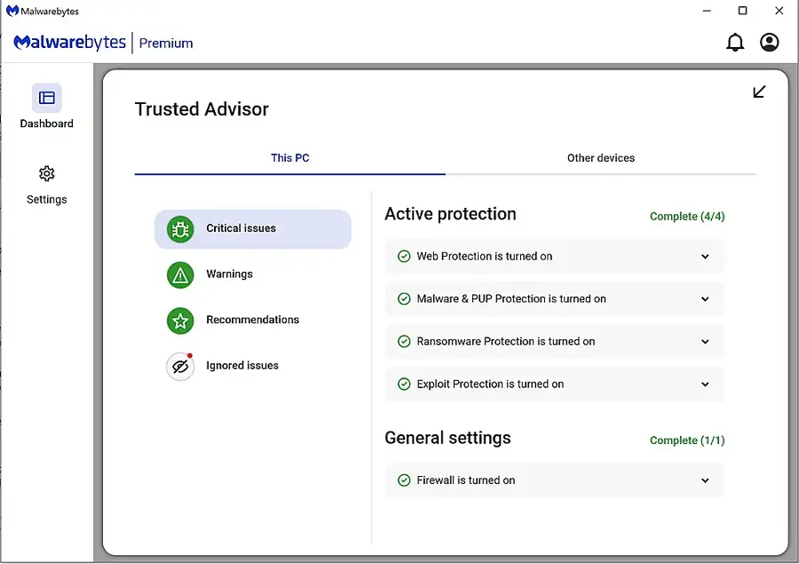 Alt View 16. Malwarebytes - Premium (10-Devices).