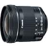 Front. Canon - EF-S10-18mm F4.5-5.6 IS STM Ultra-Wide Zoom Lens for EOS DSLR Cameras - Black.