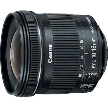 Canon EF S10 18mm F4.5 5.6 IS STM Ultra Wide Zoom Lens for EOS Canon EF S10 18mm F4.5 5.6 IS STM Ultra Wide Zoom Lens for EOS