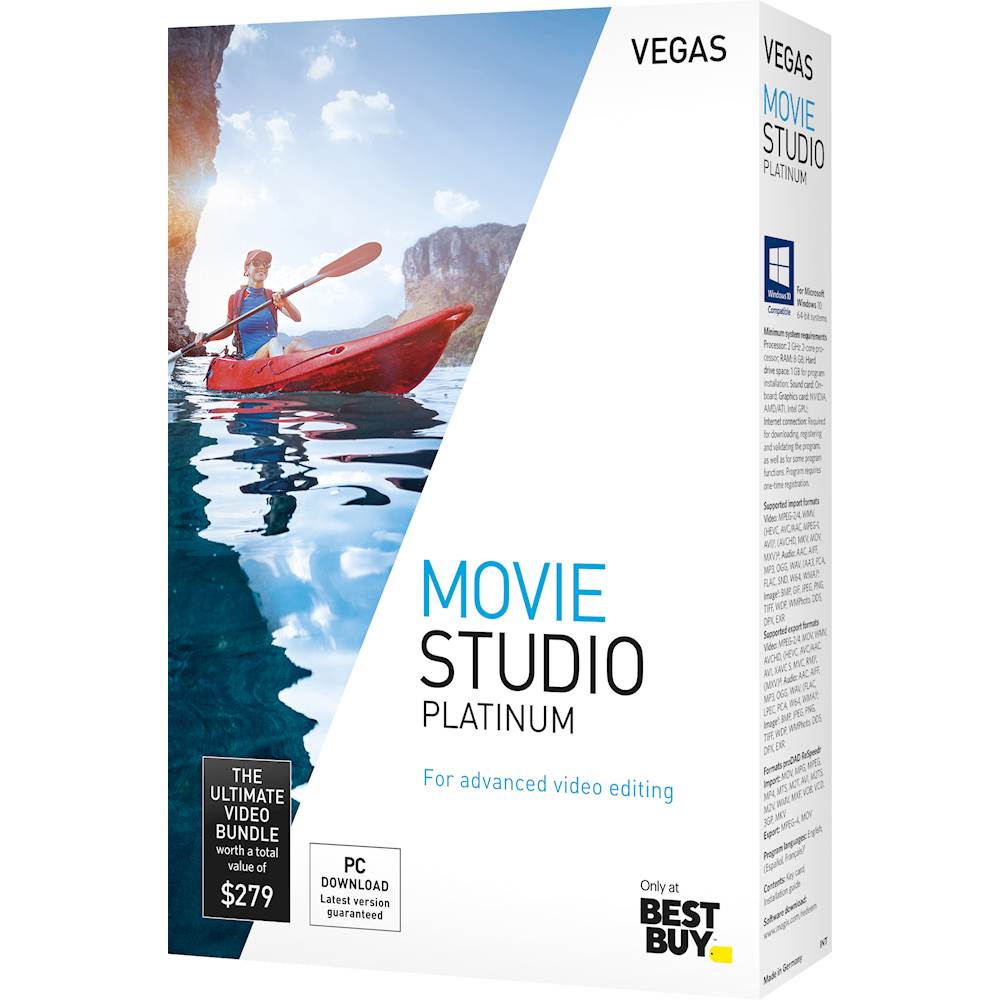 Magix Vegas Movie Studio 17 Platinum Windows Sonf131 Best Buy