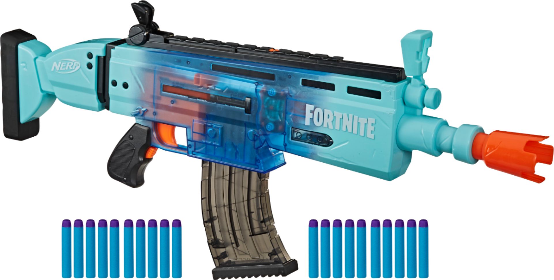 Motorised Toy Gun Nerf Fortnite AR-L Motorised Nerf Elite Dart Blaster 