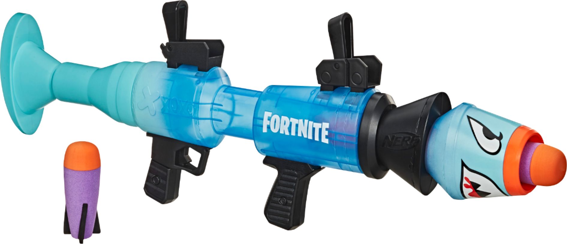New Nerf Gun Fortnite Ripply RL Rocket Launcher Blaster Boy's Toy Guns Foam Dart 