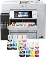 Epson - EcoTank Pro ET-5800 Wireless All-In-One Inkjet Printer - White - Front_Zoom