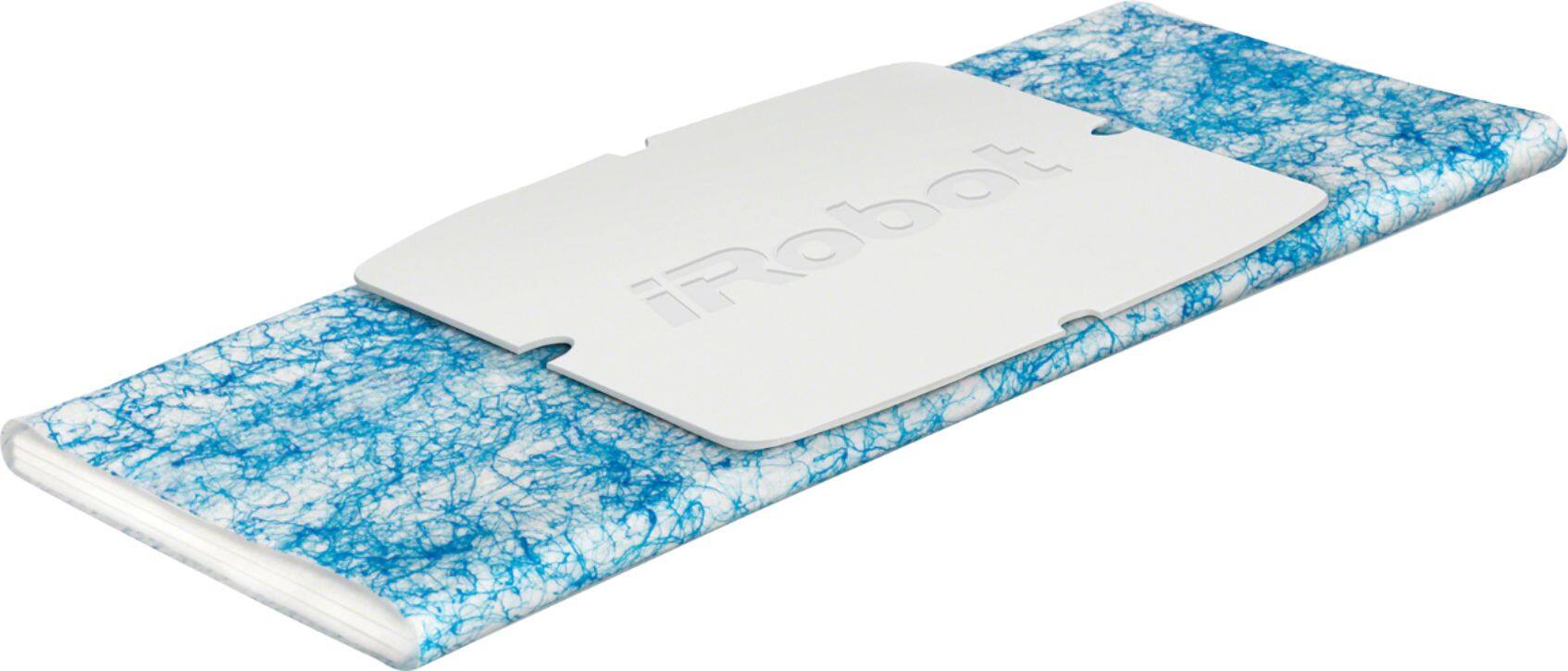 Angle. iRobot - Wet Mopping Pads for iRobot Braava jet 240 (10-Pack) - Blue.