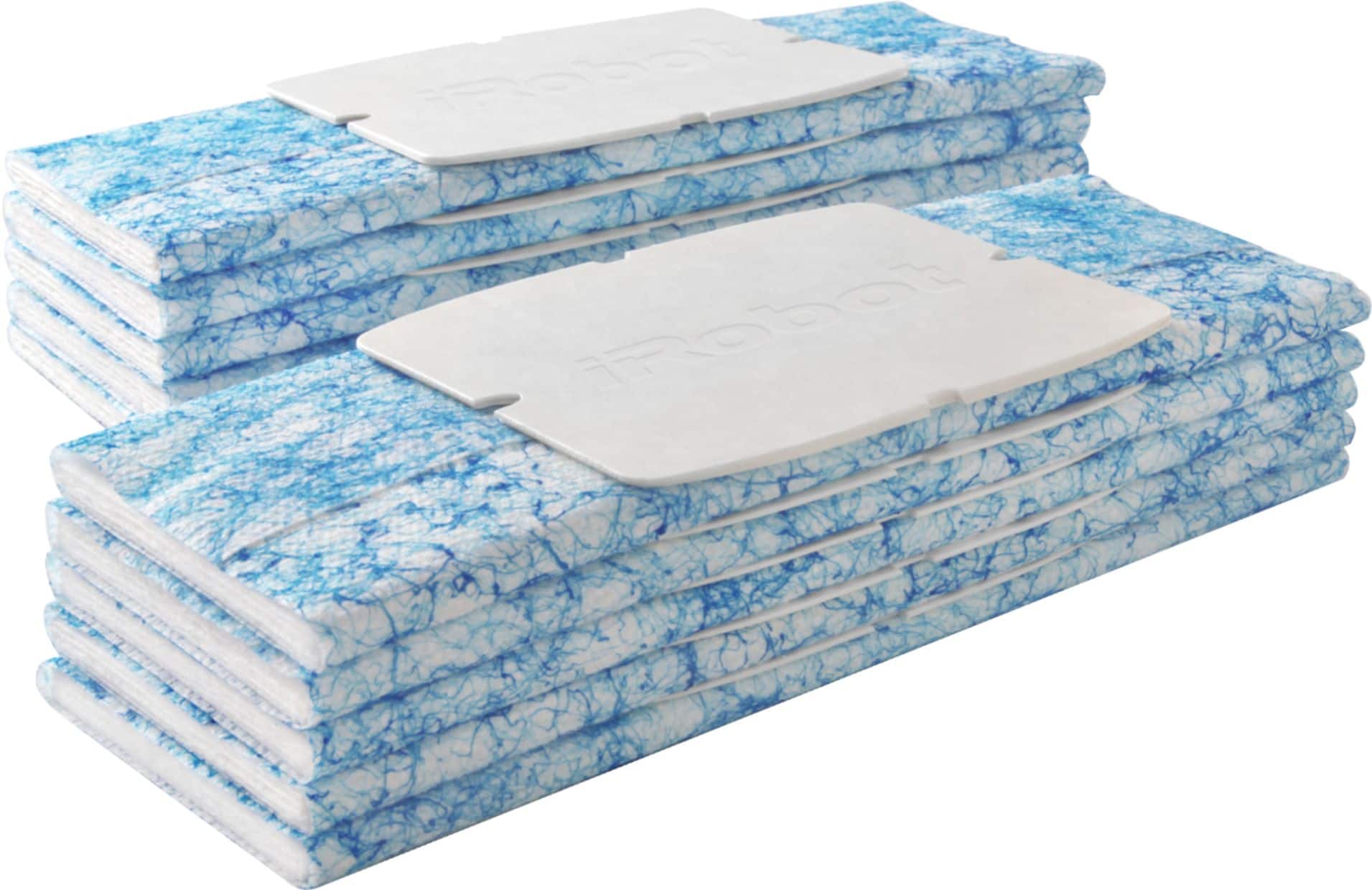 Front. iRobot - Wet Mopping Pads for iRobot Braava jet 240 (10-Pack) - Blue.