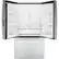 Alt View 2. GE - 23.1 Cu. Ft. French Door Counter-Depth Refrigerator - Stainless steel.