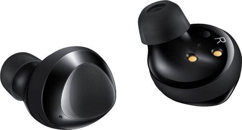 Samsung - Geek Squad Certified Refurbished Galaxy Buds+ True Wireless In-Ear Headphones - Cosmic Black - Larger Front
