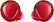 Alt View 11. Samsung - Geek Squad Certified Refurbished Galaxy Buds+ True Wireless Earbud Headphones - Red.