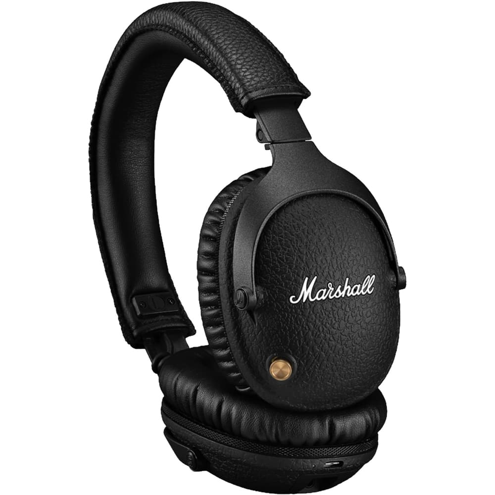 Alt View 11. Marshall - Monitor II A.N.C. Wireless Noise Cancelling Over-the-Ear Headphones - Black.