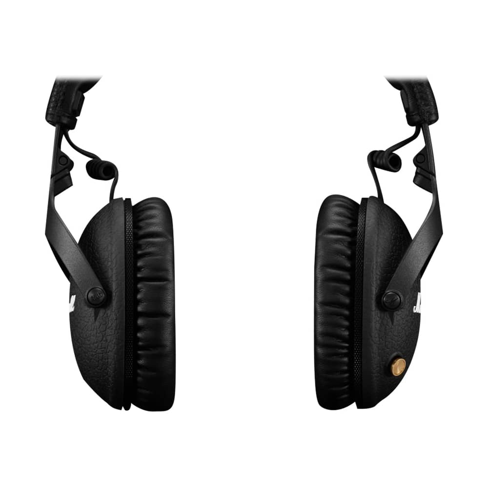 Alt View 13. Marshall - Monitor II A.N.C. Wireless Noise Cancelling Over-the-Ear Headphones - Black.