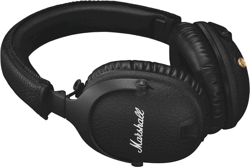 Alt View 21. Marshall - Monitor II A.N.C. Wireless Noise Cancelling Over-the-Ear Headphones - Black.
