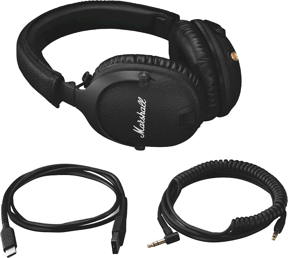 Marshall MONITOR II A.N.C. Wireless Noise Cancelling Over-the-Ear Headphones  Black 1005228 - Best Buy