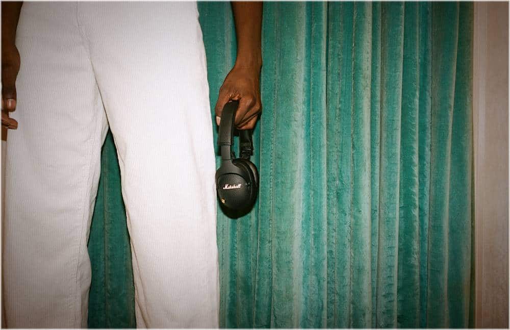 Alt View 25. Marshall - Monitor II A.N.C. Wireless Noise Cancelling Over-the-Ear Headphones - Black.