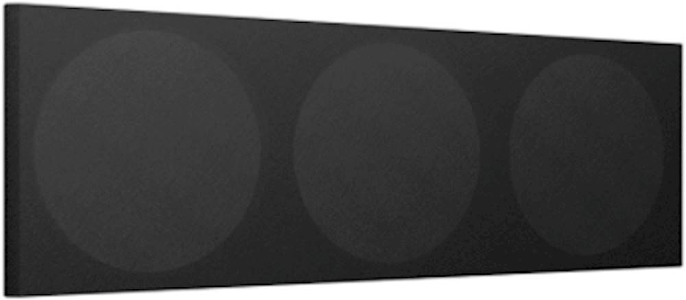 Angle View: KEF - Q Series Q250C Grille (Each) - Black
