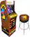 Front. Arcade1Up - 40th Anniversary Pac-Man Special Edition Arcade Game Machine - Pac-Man Woodgrain/White.