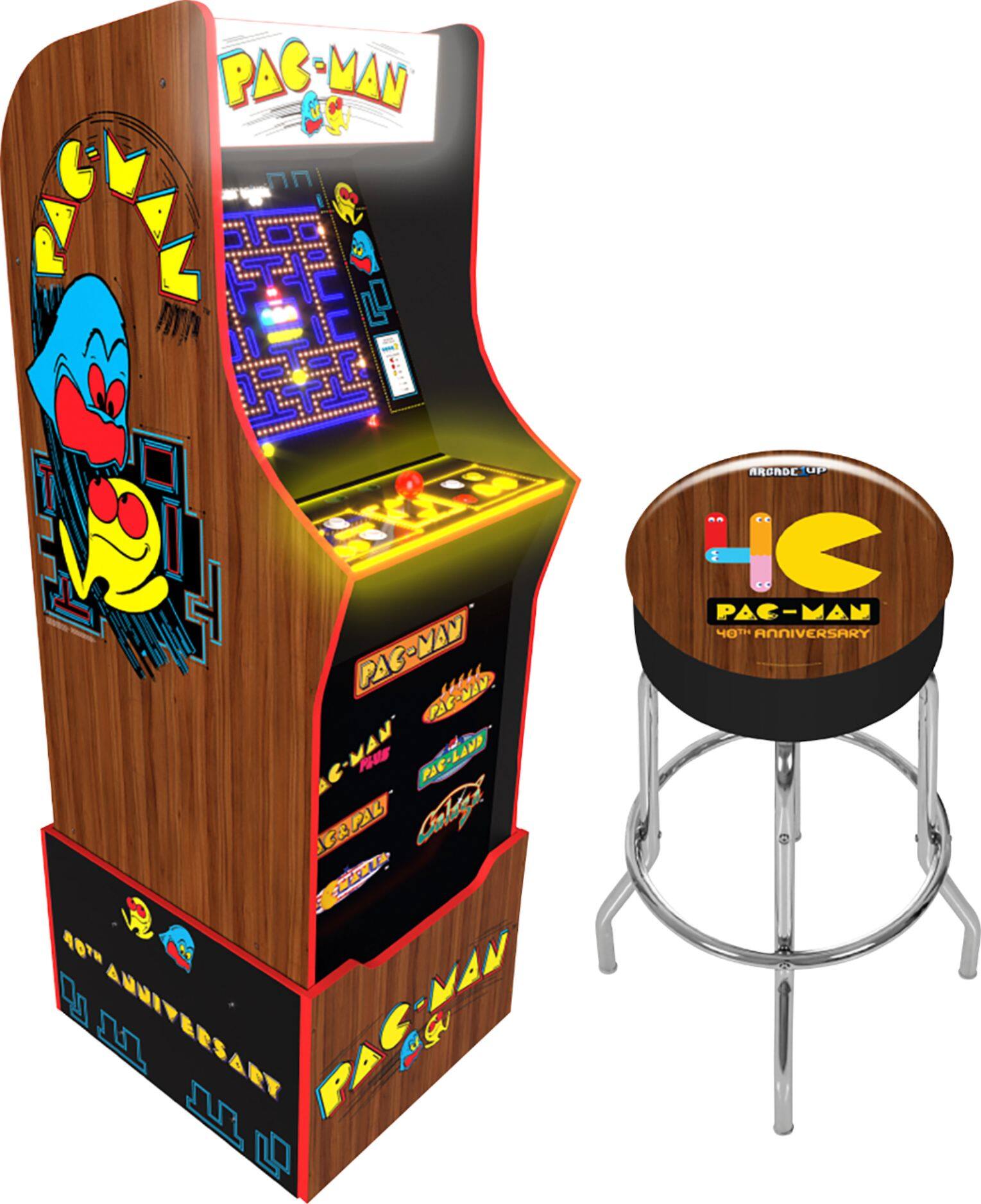 Arcade1Up 40th Anniversary Pac Man Special Edition Arcade Game