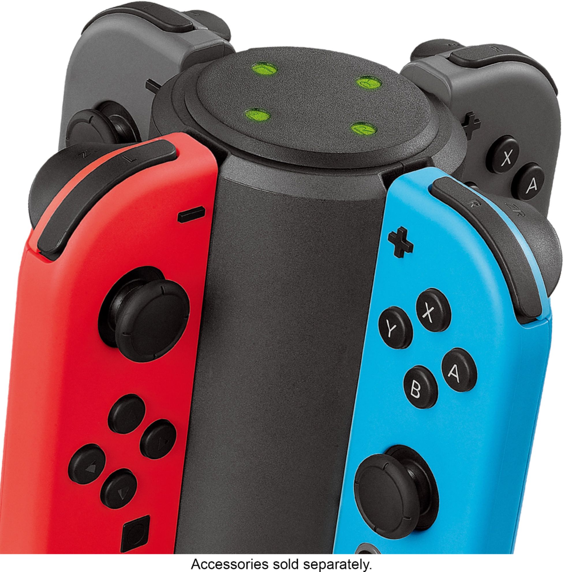 Nintendo Switch Joy Con Station de Charge, Sunix 4 en 1 Support de