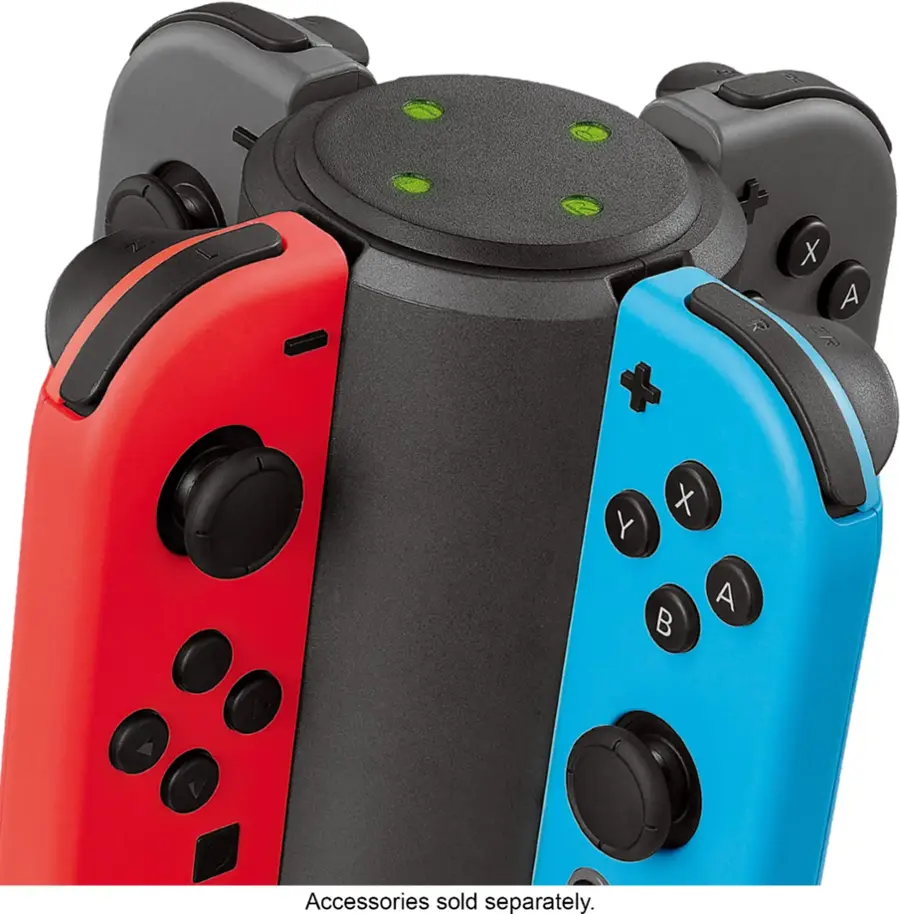 Alt View 15. Rocketfish™ - Joy-Con Charge Station For Nintendo Switch & Switch OLED - Black.