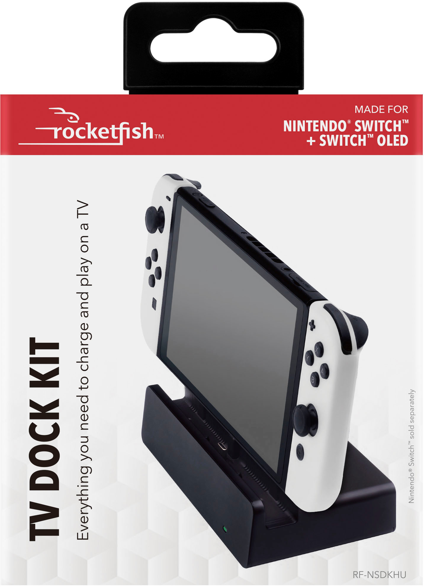 Rocketfish™ TV Dock Kit For Nintendo Switch Switch OLED Black RF-NSDKHU Best Buy