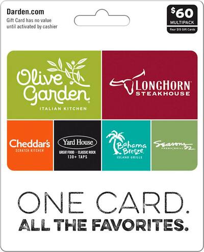 Darden $60 Universal Gift Card DARDEN UNIVERSAL F17 MP $60 - Best Buy Darden $60 Universal Gift Card DARDEN UNIVERSAL F17 MP $60 - Best Buy