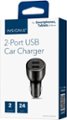 Alt View Zoom 15. Insignia™ - 24 W Vehicle Charger with 2 USB Ports - Black.