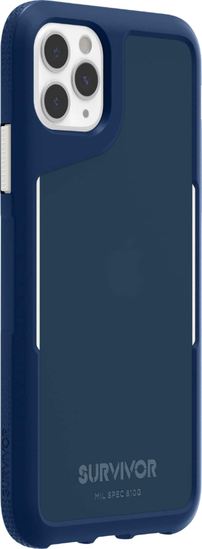 Angle Zoom. Griffin Technology - Survivor Endurance Case for Apple® iPhone® 11 Pro Max - White/Navy.