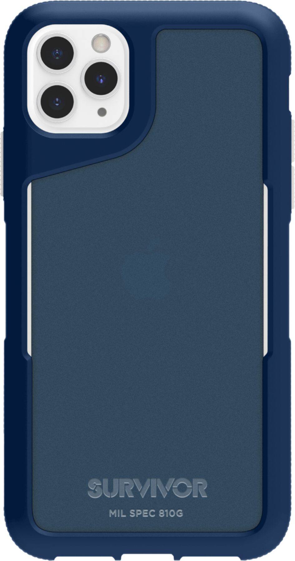 Front Zoom. Griffin Technology - Survivor Endurance Case for Apple® iPhone® 11 Pro Max - White/Navy.