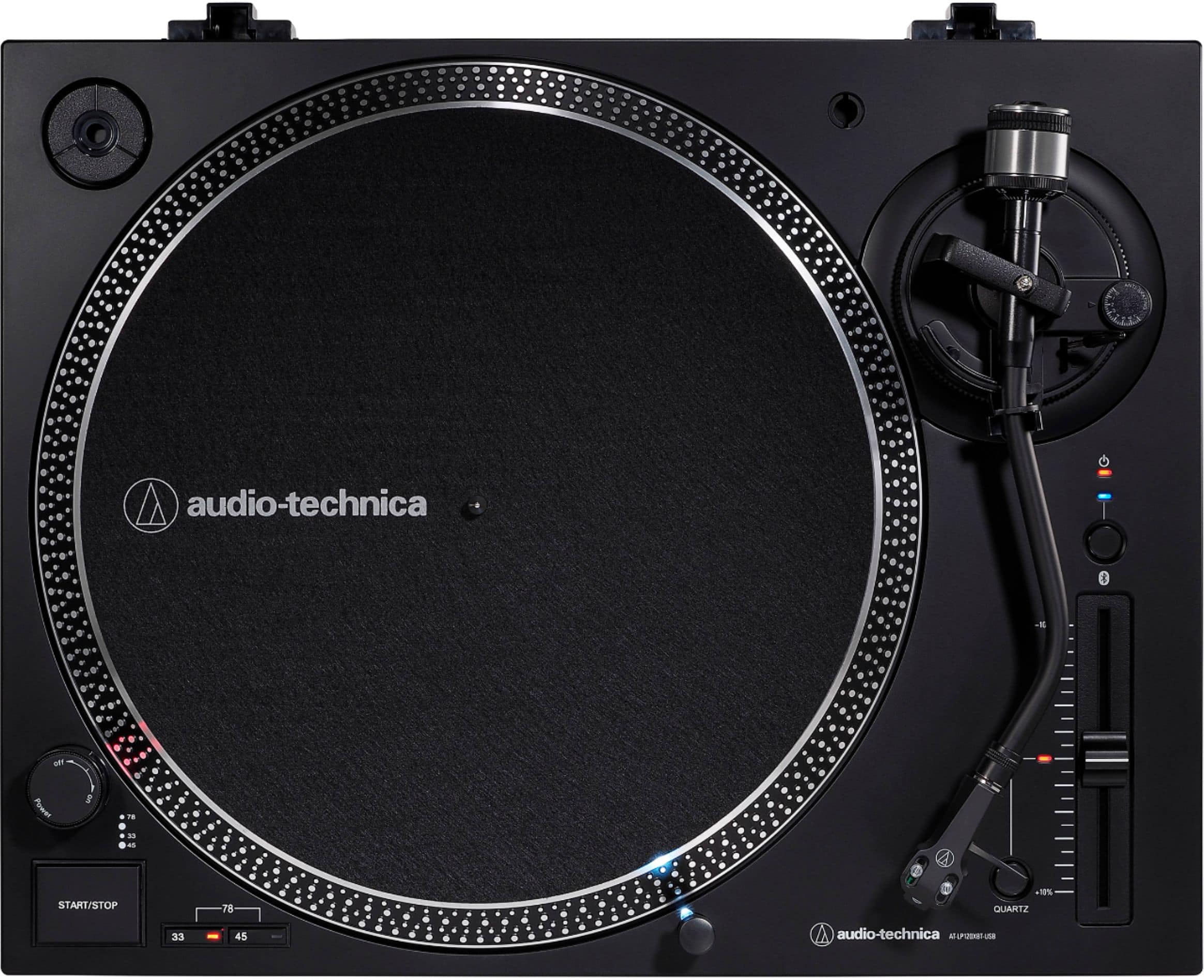 Alt View 11. Audio-Technica - ATLP120XBT Bluetooth Stereo Turntable - Black.