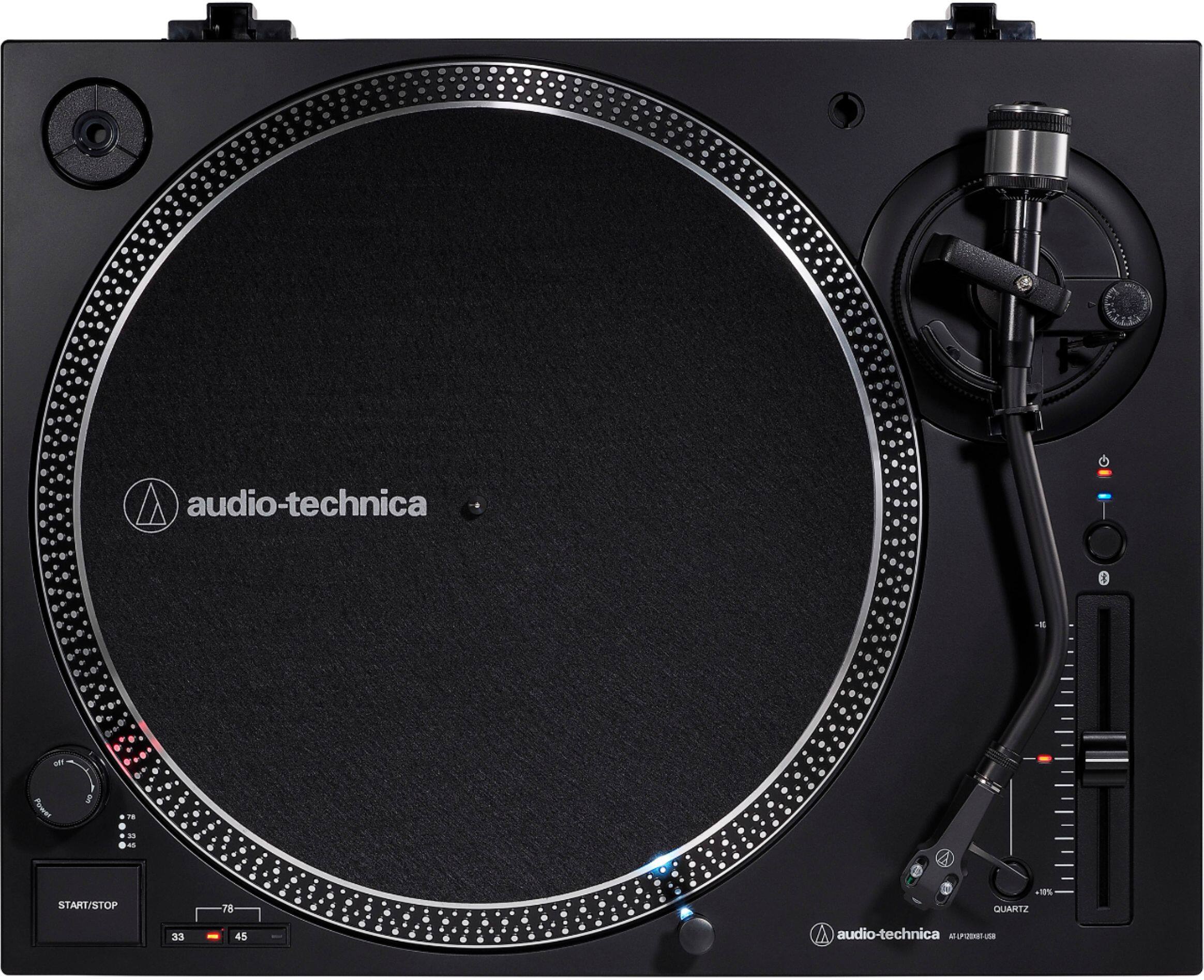 Alt View 11. Audio-Technica - ATLP120XBT Bluetooth Stereo Turntable - Black.