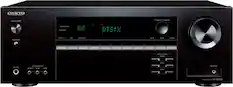 Front. Onkyo - TX-NR5100 80W 7.2-Ch. with Dolby Atmos Home Theater and Gaming AV Receiver with Alexa Compatible - Black.