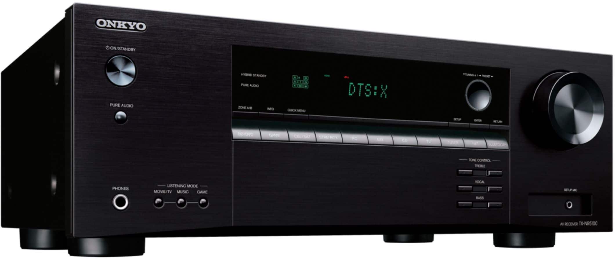 Alt View 11. Onkyo - TX-NR5100 80W 7.2-Ch. with Dolby Atmos Home Theater and Gaming AV Receiver with Alexa Compatible - Black.